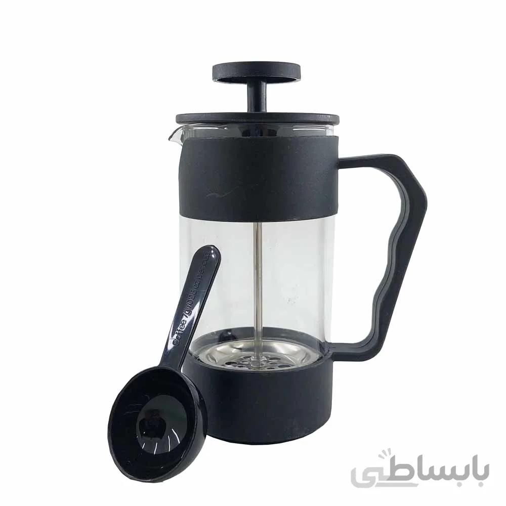 فرنچ پرس شیشه ای دسته پلاستیکی