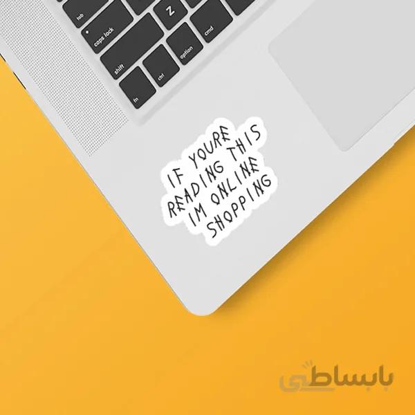 استیکر لپ تاپ طرح دخترونه ۲۲