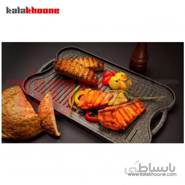 تابه گریل چدن دو طرفه نالینو مدل Fontana