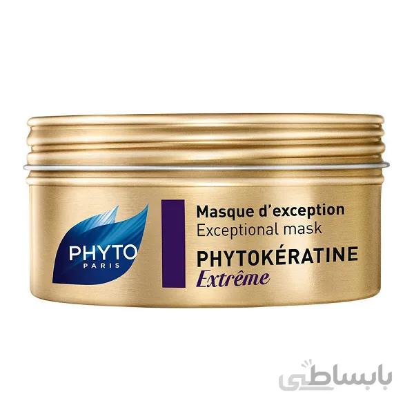 ماسک موی فیتو Phyto مول فیتو کراتین اکستریم Phytokeratine extreme حجم 200 میل | ترمیم قوی مو ا Phyto Phytokeratine Extreme Exceptional Mask 200ml