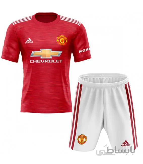 پیراهن شورت بچه گانه منچستریونایتد Manchester united home kids Kit