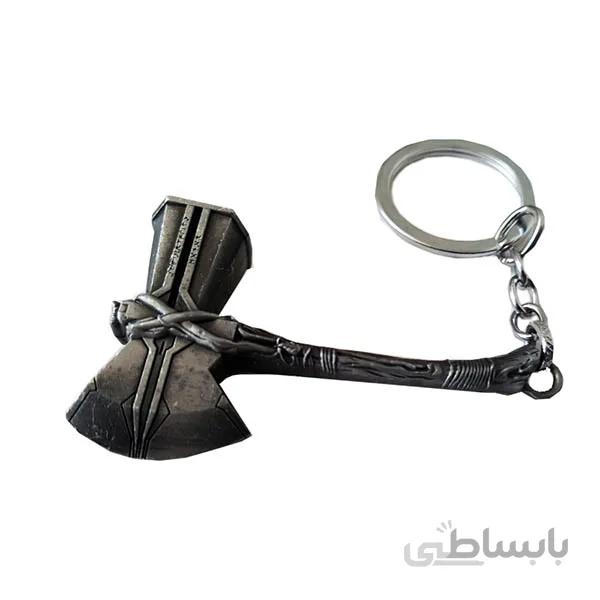 جاکلیدی فلزی تبر ثور THOR نقره ای 01