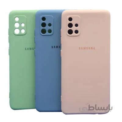 کاور قاب سیلیکونی گوشی موبایل سامسونگ مدل Galaxy A51 محافظ لنز دار ا Silicone case for Samsung Galaxy A51
