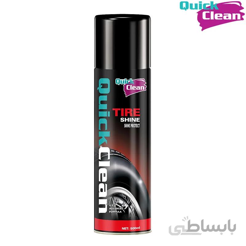اسپری واکس تایر کوییک کلین Tire Shine