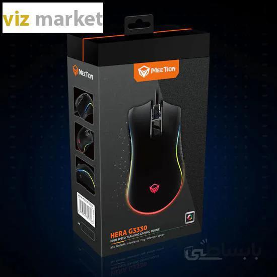 ماوس مخصوص بازی میشن مدل Mouse Meetion G3330 ا Tracking Gaming Mouse Hera G3330