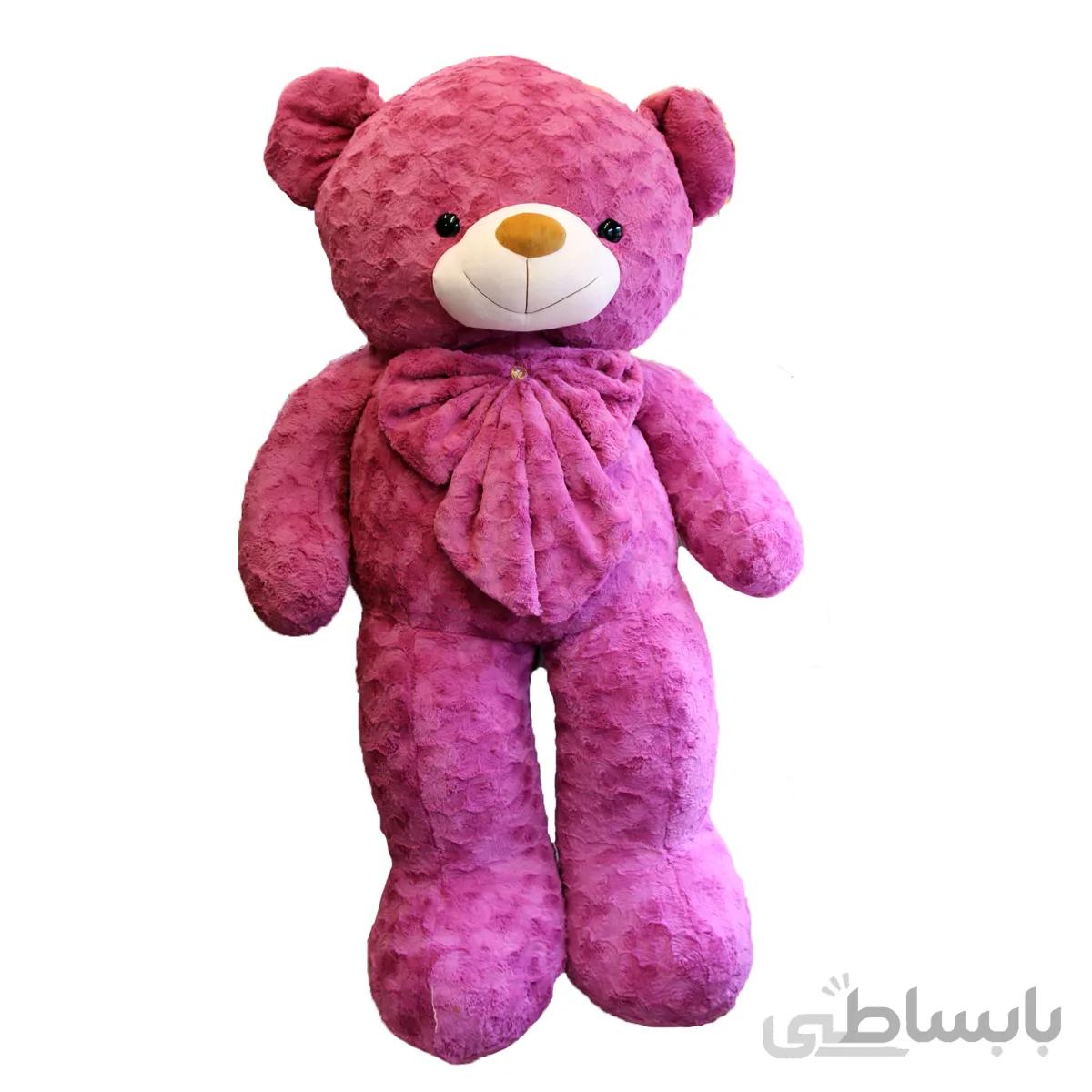 عروسک خرس بزرگ russ بنفش سایز160 سانتیمتر