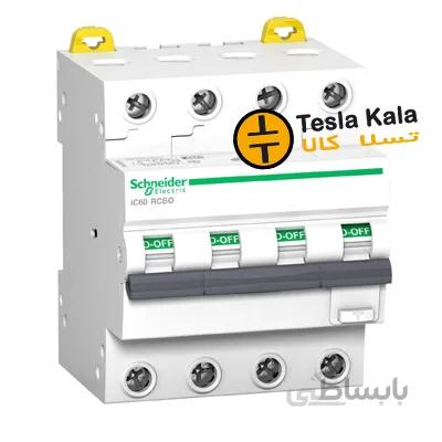 کلید محافظ جان ترکیبی (RCBO) 4پل 40 آمپر اشنایدر
