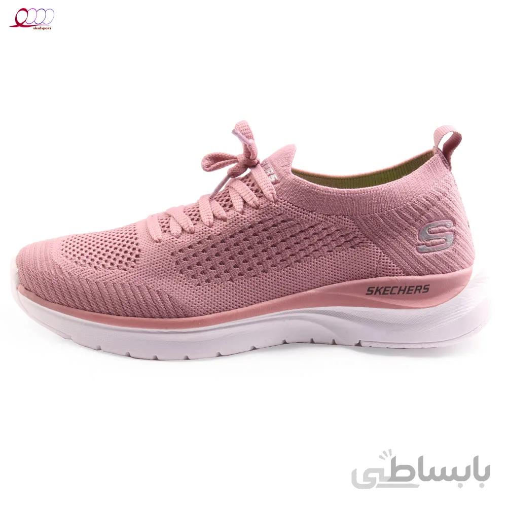 کفش زنانه اسکیچرز مدل جورابی بنددار (skechers)