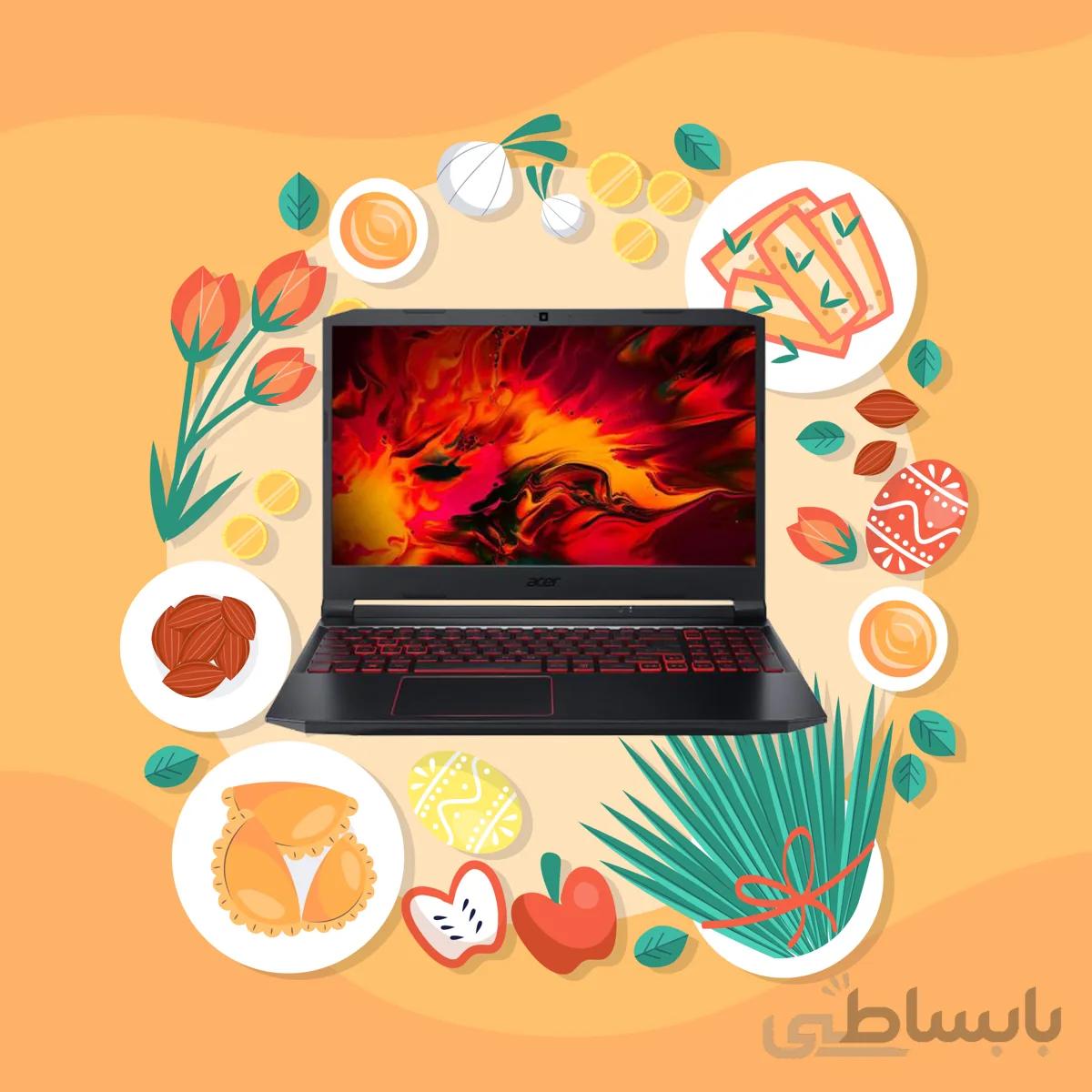 لپ تاپ Acer Nitro 5 i5 8GB 512 RTX 3050
