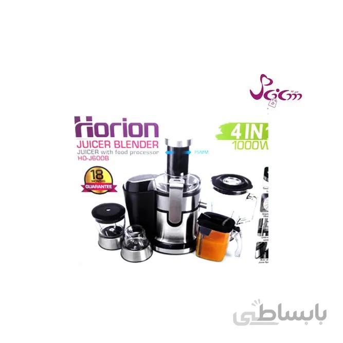 آبمیوه گیری چهارکاره HORION مدل HO-J600B