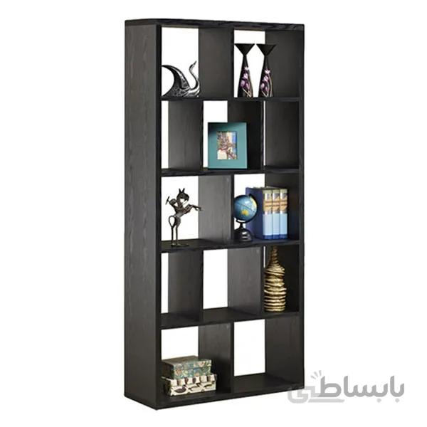 کتابخانه دو طرفه پنچ طبقه فوبورو مدل باکسی