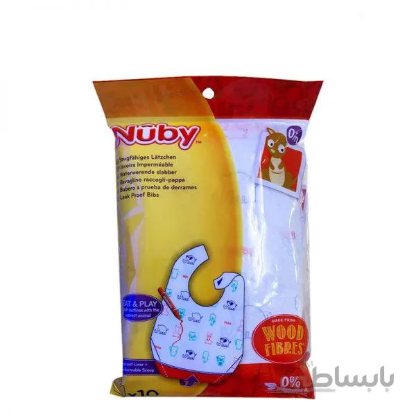 پیش بند یکبار مصرف 10 عددی نابی NUBY