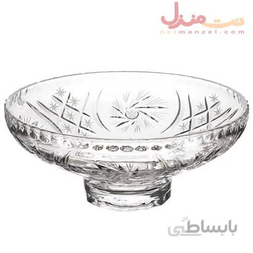 میوه خوری بدون پایه کریستال ایرنا طرح خورشیدی