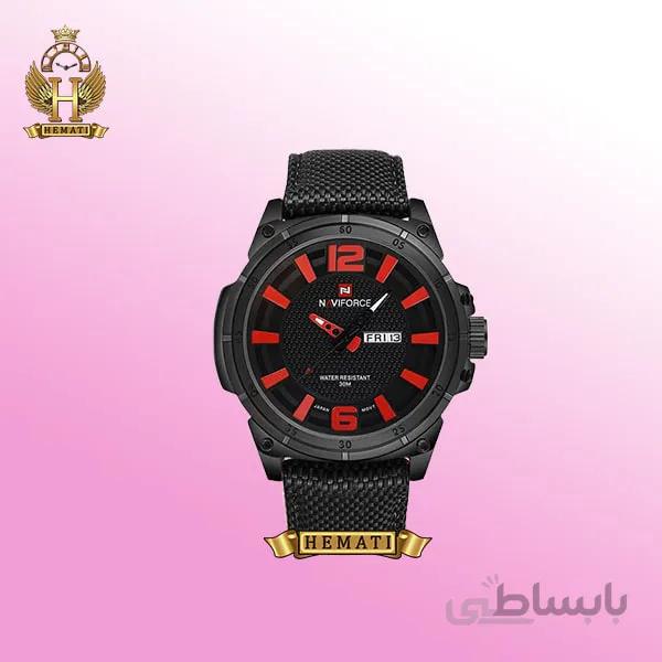 ساعت مردانه نیوی فورس Naviforce NF9066M (بند چرم مشکی)