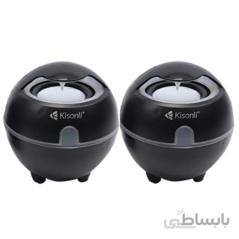 اسپیکر ۲ تکه Kisonli S-999 ا Kisonli S-999 Desktop Wired Speaker