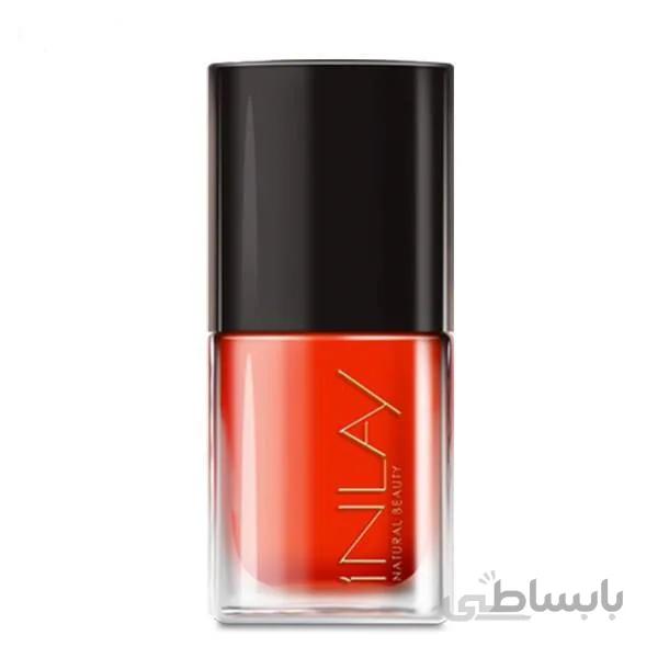 لاک ناخن Brilliant Red 018 این لی ا INLAY Nail Polish Brilliant Red 018