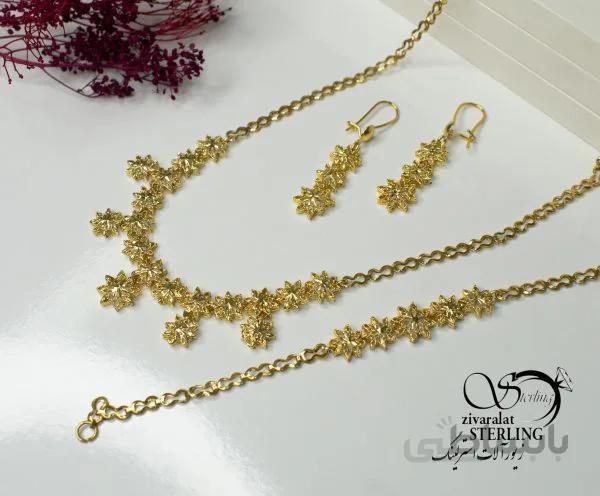 سرویس زنانه تمام تراش طرح طلا