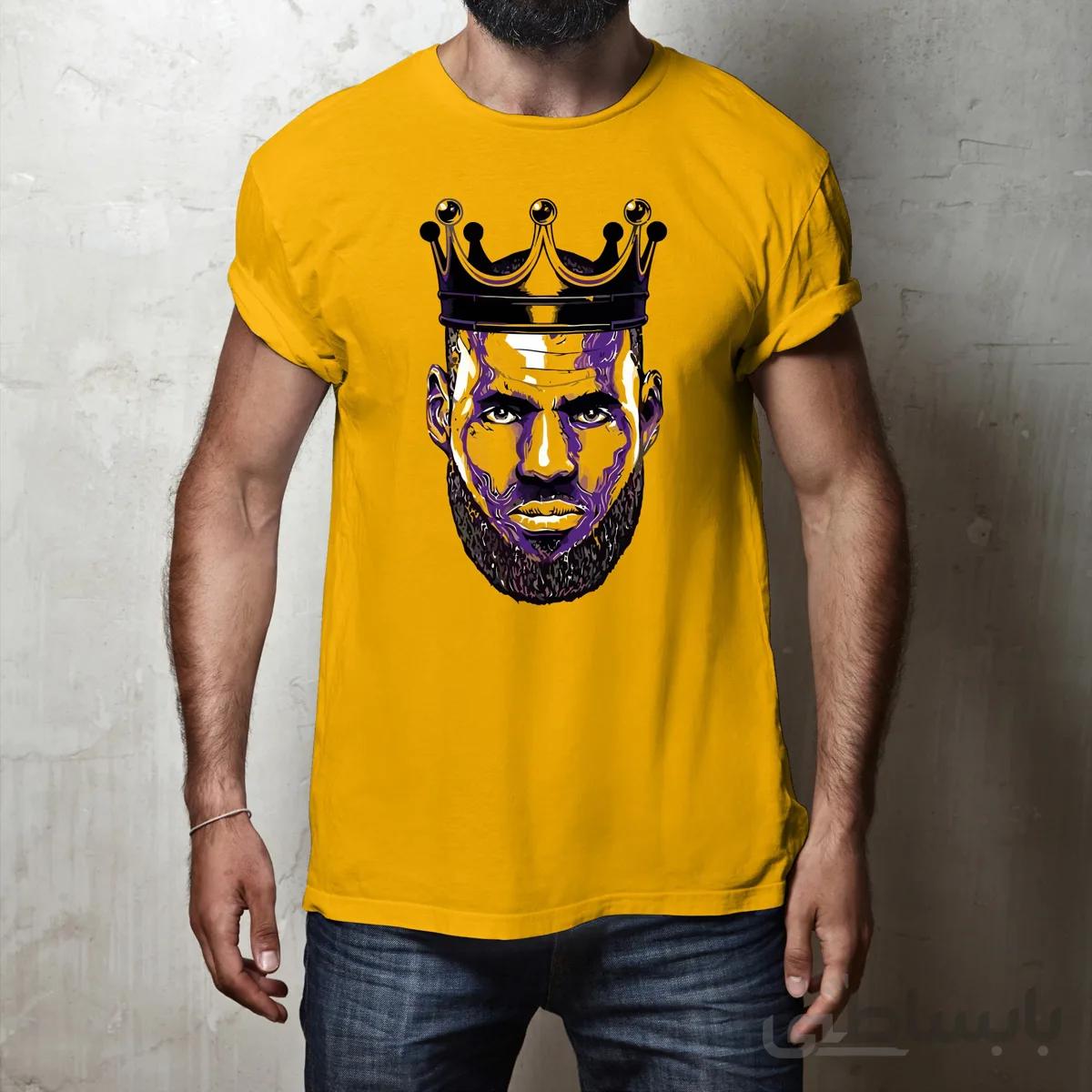تیشرت کینگ لبران جیمز -LeBron James-Lakers-bascketball-بسکتبال
