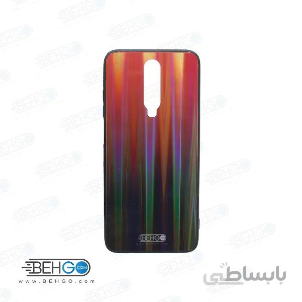 قاب شیائومی K30 و شیائومی پوکو ایکس 2 شیاومی مدل لیزری رنگی گوشی کی سی و پوکو اکس دو کاور گوشی شیائومی Tempered Glass Laser Case for Xiaomi Redmi Xiaomi Poco X2 / K30 /K 30