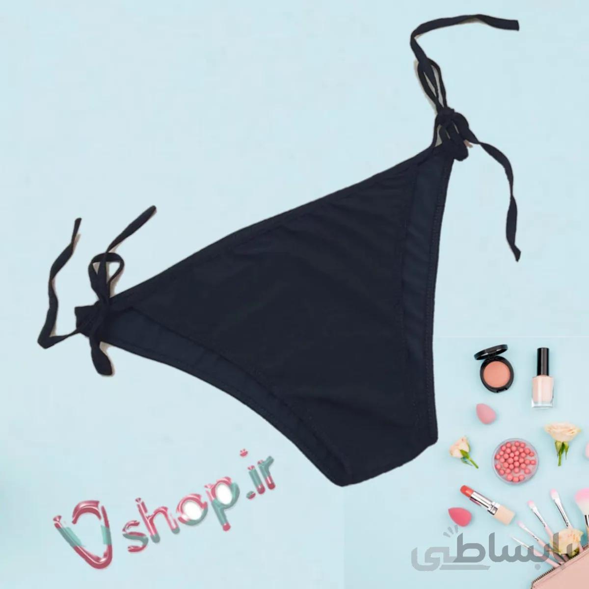 شورت زنانه اسلیپ گره ای