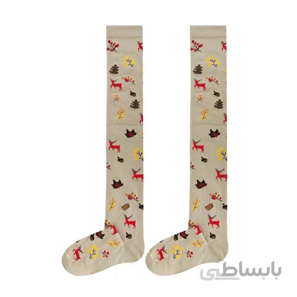 جوراب بلند خانه جنگلی کد PH525
