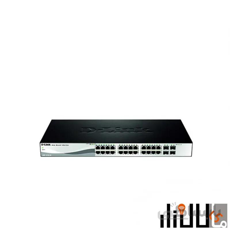 سوییچ 24 پورت هوشمند گیگابیت 4 پورت SFP دی لینک مدل DGS-1210-28 ا DGS-1210-28