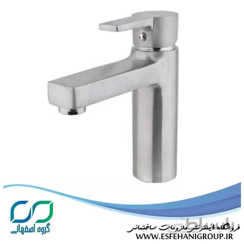 شیر روشویی کسری مدل امگا کروم مات
