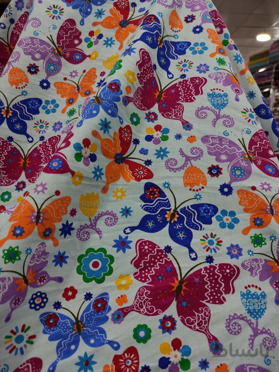 نخ کتان طرح پروانه