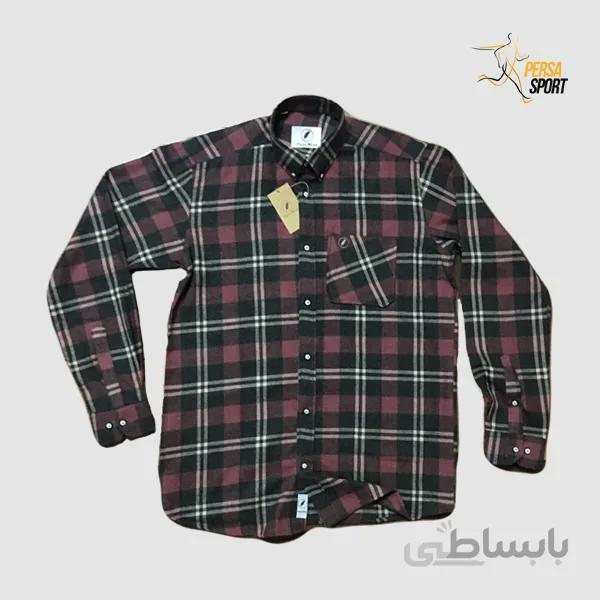 پیراهن مردانه پرساویر Persa Check Purple