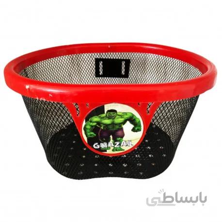سبد دوچرخه سایز 16 مدل قابدار توری
