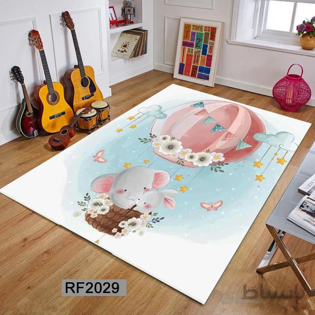 روفرشی اتاق کودک مخمل کشدوز کد 2029 در چهار سایز استاندارد زمان آماده شدن 20 روز کاری ارسال رایگان به سراسر کشور - پست رایگان / 6 متری