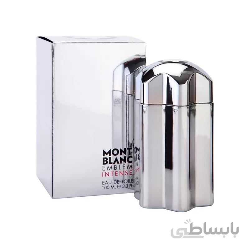 تستر ادکلن مونت بلنک امبلم اینتنس نقره ای Mont Blanc Emblem Intense ا Mont Blanc Emblem Intense Tester Eua De Toilette For Men 100ml