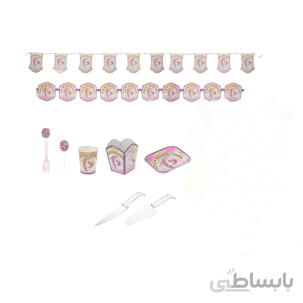 مجموعه 92 عددی تم تولد اسب تک شاخ مدل STBT912