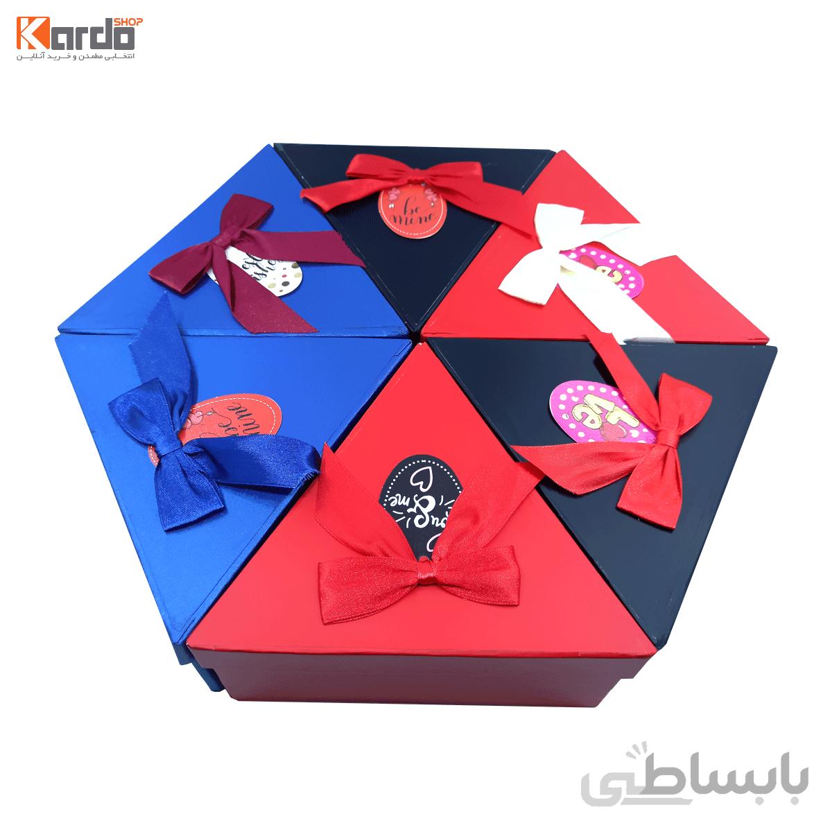جعبه هدیه و کادو طرح مثلث