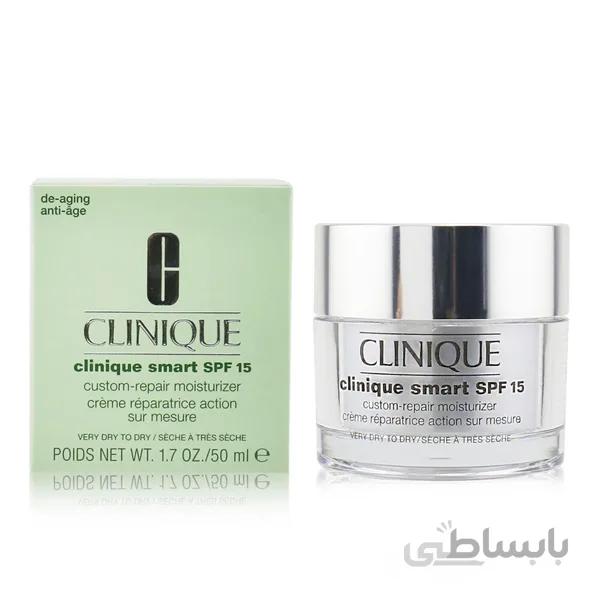 کرم روز آبرسان ترمیم کننده SPF15 اسمارت کلینیک