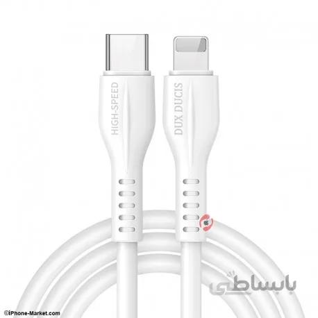 کابل یو اس بی سی به لایتنینگ 20 وات DuxDucis K-V Series PD