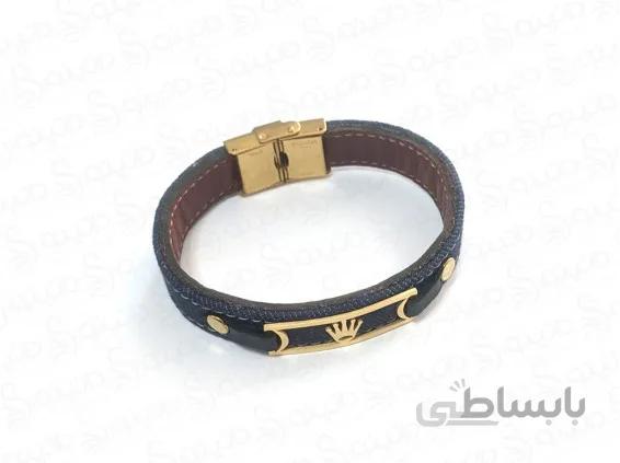 دستبند چرم طرح لی رولکس 12043
