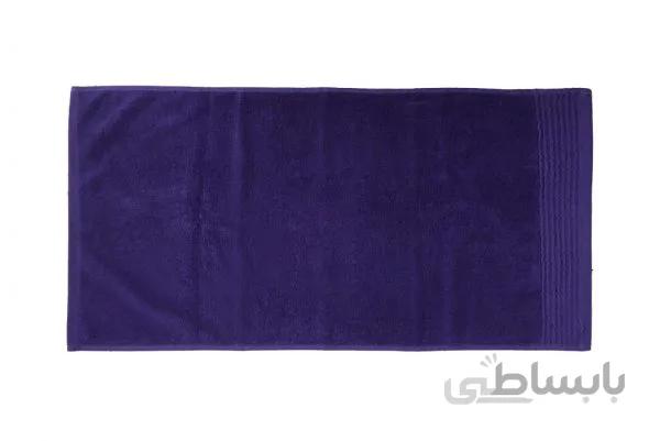 حوله دستی BMA طرح هتلی رنگ سورمه ای