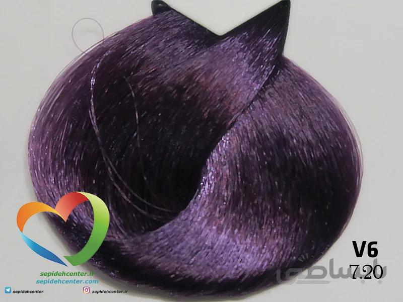 رنگ موی ترام کالر traum color شرابی خیلی روشن V6- 7.20