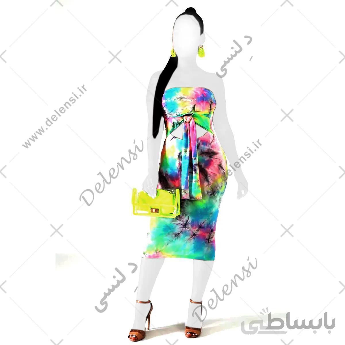 پیراهن زنانه دکلته مجلسی
