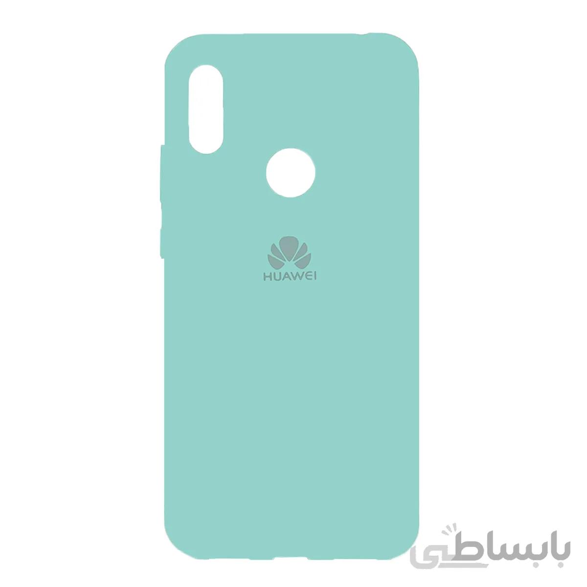قاب سیلیکونی زیر بسته کد رنگ 511 سبز ابی Huawei Y6 2019