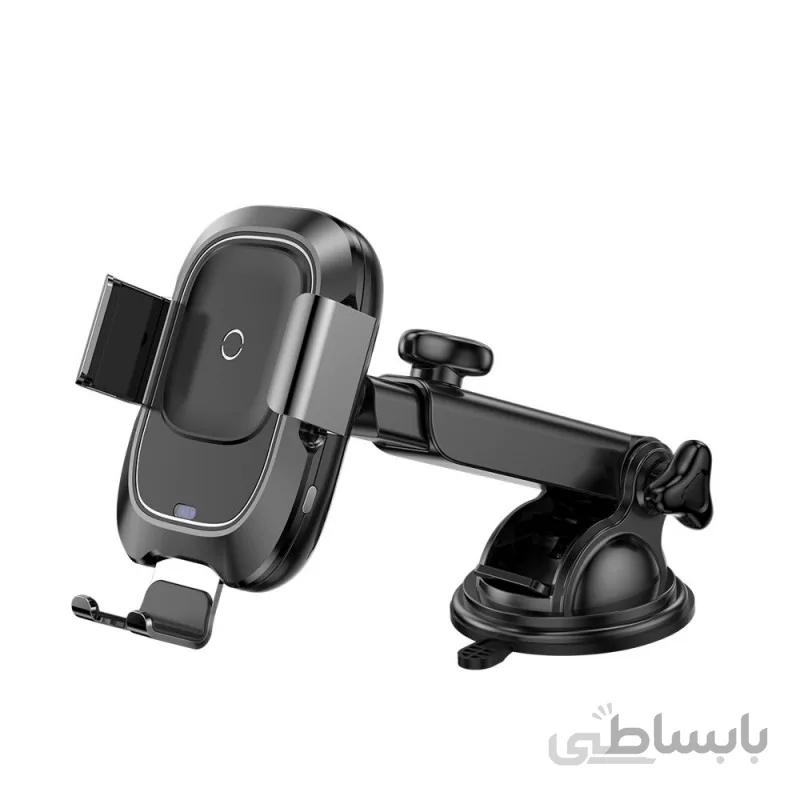 پایه نگهدارنده و شارژر وایرلس بیسوس Baseus Smart Vehicle Bracket Car WXZN-B01