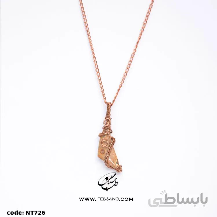 گردنبند زنانه سنگ گارنت NT-726