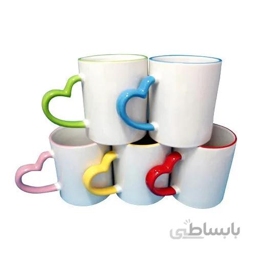 لیوان دسته قلبی