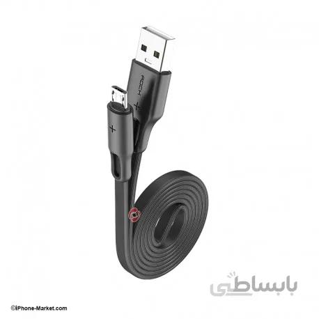 کابل 1 متر میکرو شارژ و انتقال دیتا مدل S1 برند Rock