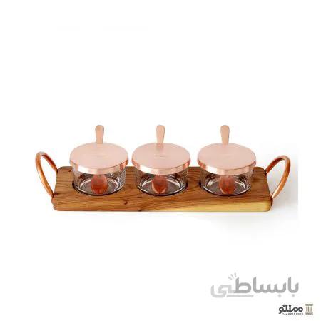 ست جا شکری دسته دار مسی
Copper handle with copper handle