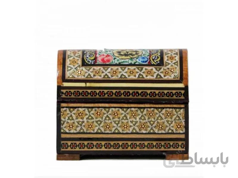 صندوقچه مینیاتور خاتم کاری