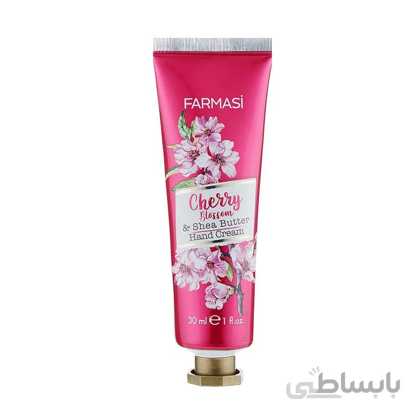 کرم دست شکوفه گیلاس و شی باتر دکتر فارماسی حجم 30 میلی لیتر