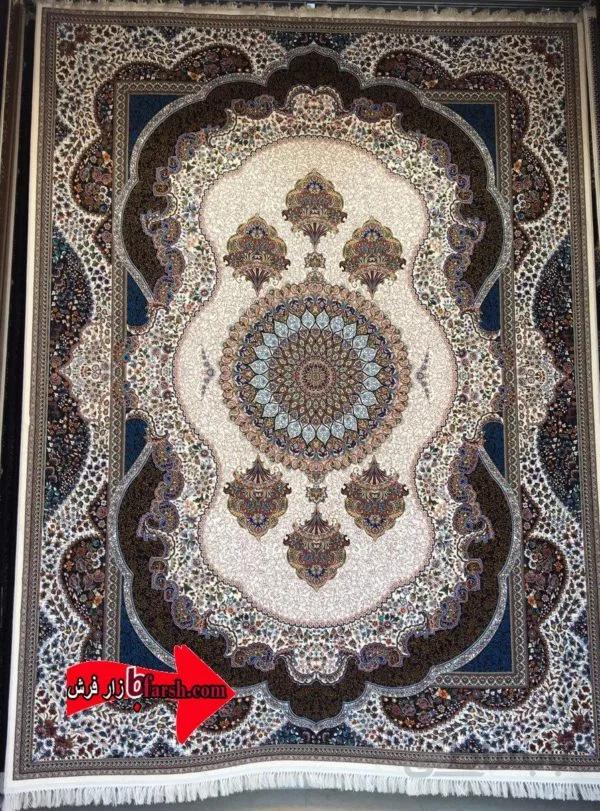 فرش کاشان طرح امپراطور کرم