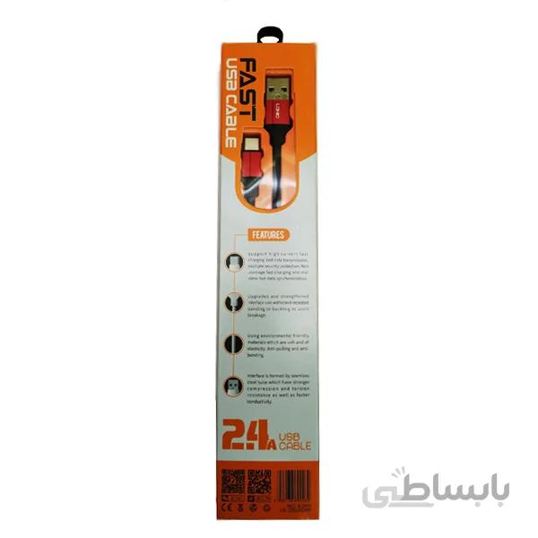کابل شارژ تایپ سی الدینیو مدل LS391